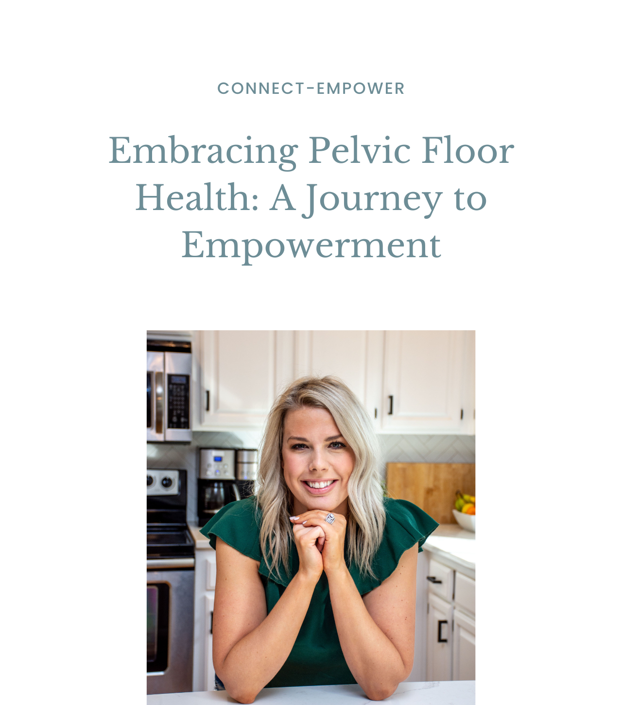 Pelvic Floor Health